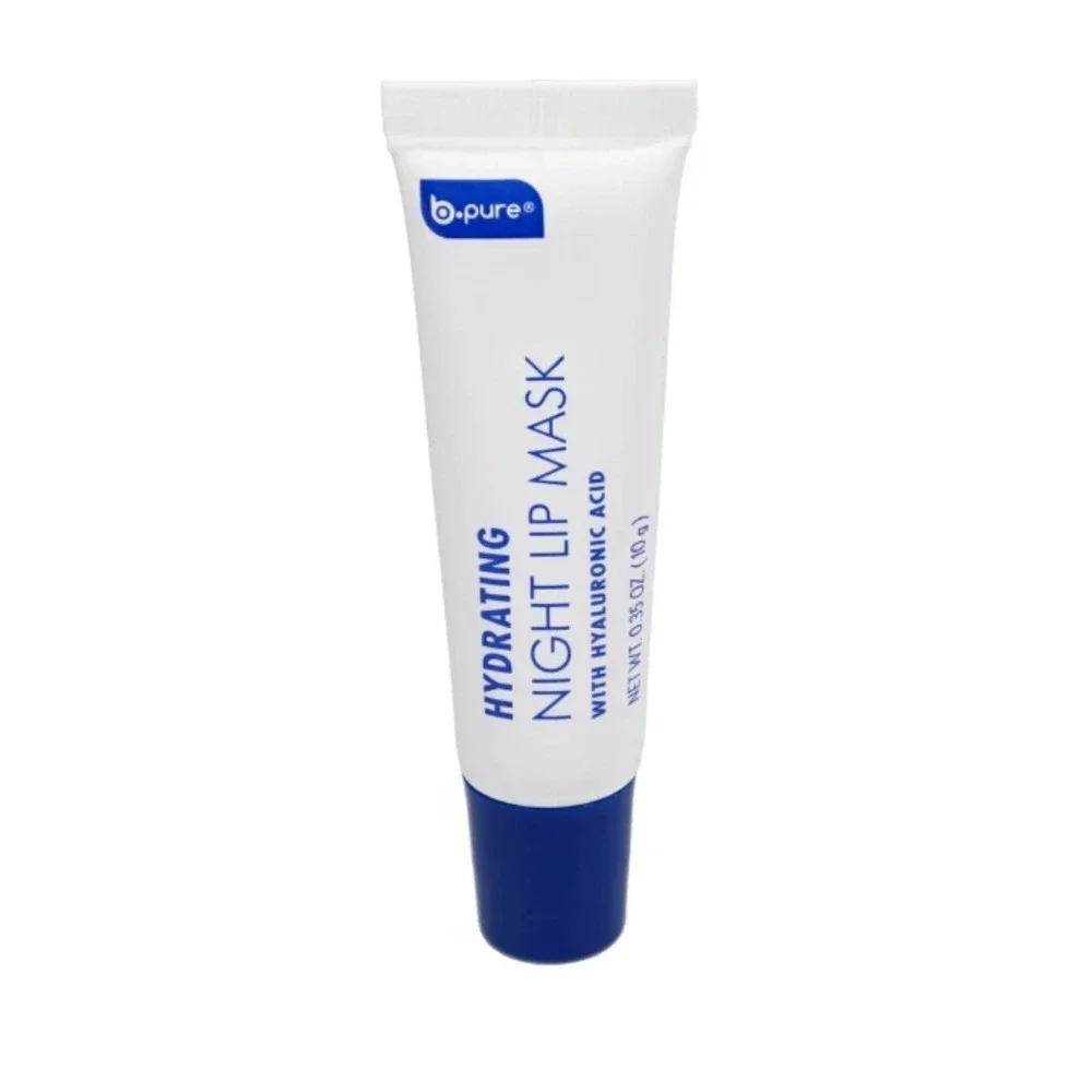 🎯B-Pure Hydrating Night Lip Mask W Hyaluronic Acid, Vitamin E & Shea Butter